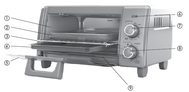 BLACK DECKER TO1787SS Toaster Oven FIG 1