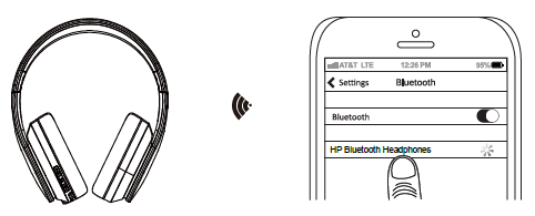 HP BH10 Wireless Bluetooth Headphones fig 4