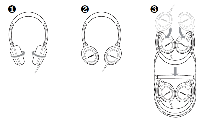 Bose OE2 audio headphones fig 3