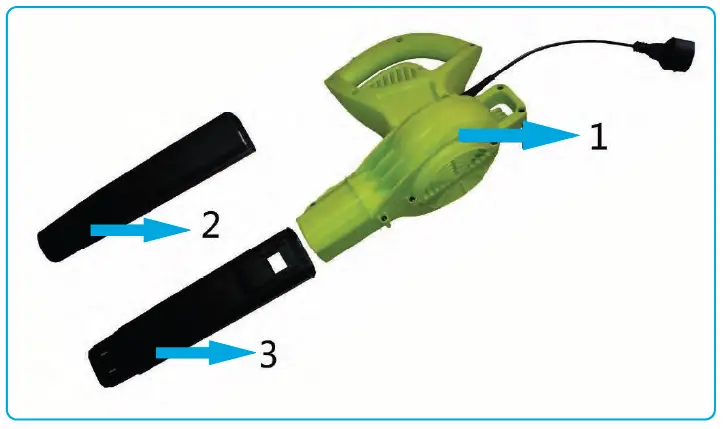 SereneLife PSLHTM30 Electric Leaf Blower fig 1